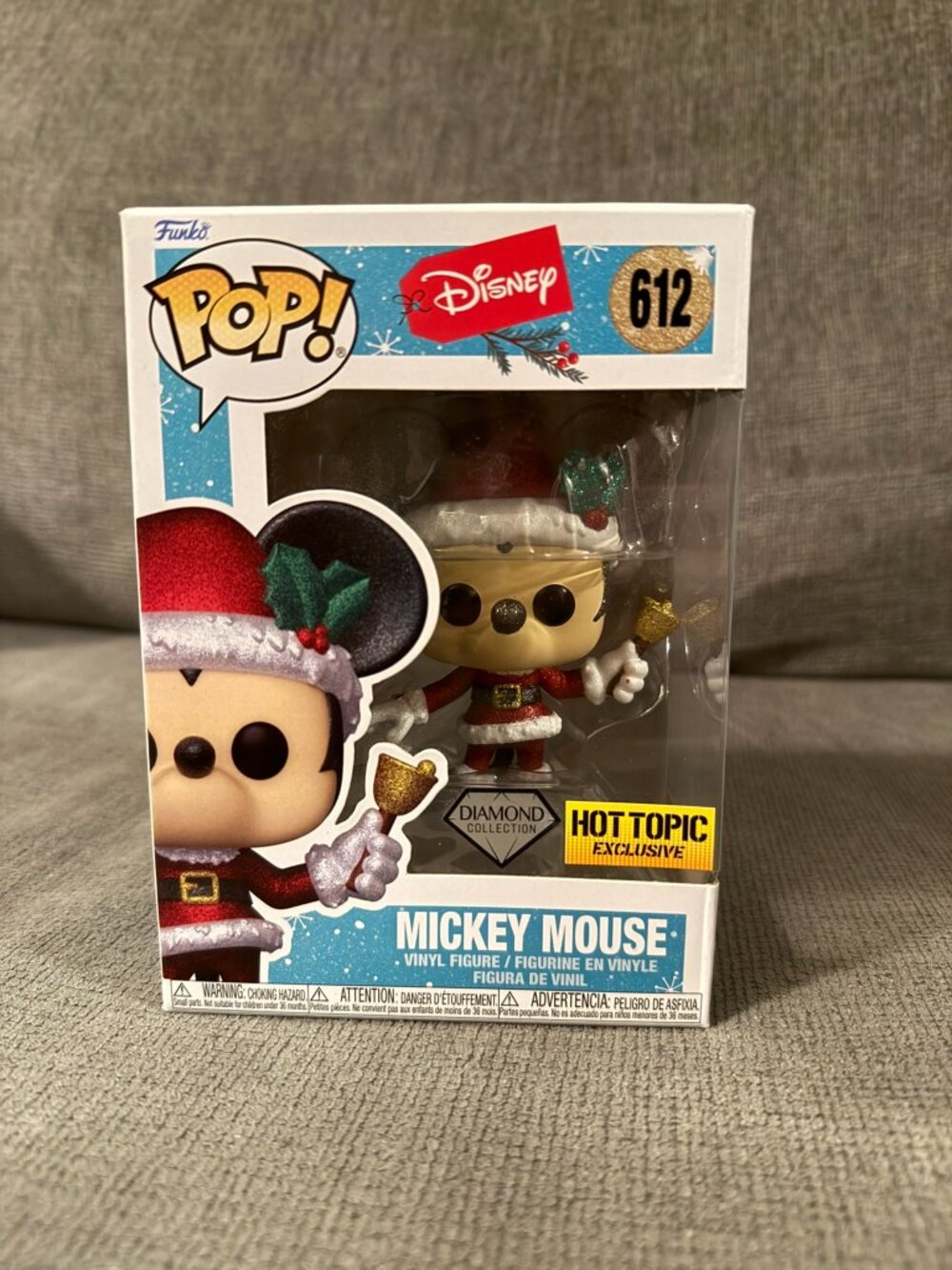 Funko Pop - Disney #612 Mickey Mouse - Diamond Collection - Hot Topic Exclusive